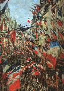 Claude Monet Rue Saint Denis, 30th June 1878 oil on canvas